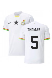 Fotbalové Dres Ghana Thomas Partey #5 Domácí Oblečení MS 2022 Krátký Rukáv